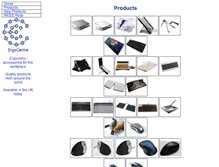 Tablet Screenshot of ergocentre.co.uk